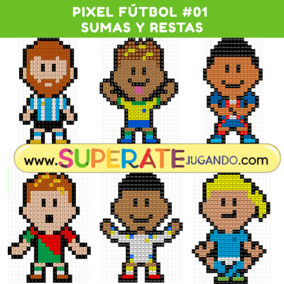Pixel Futbol 01 - Sumas y Restas